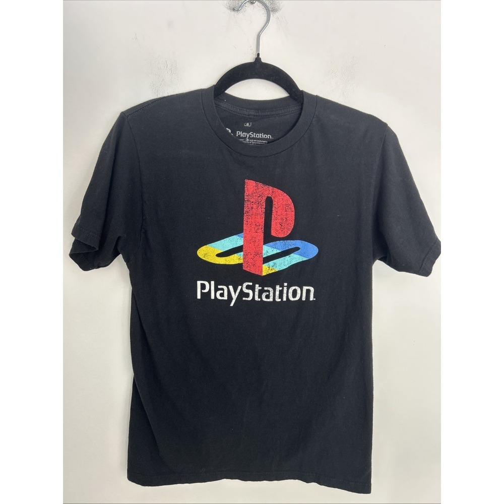Playstation Official Logo‎ T-Shirt Size Small 100% Cotton